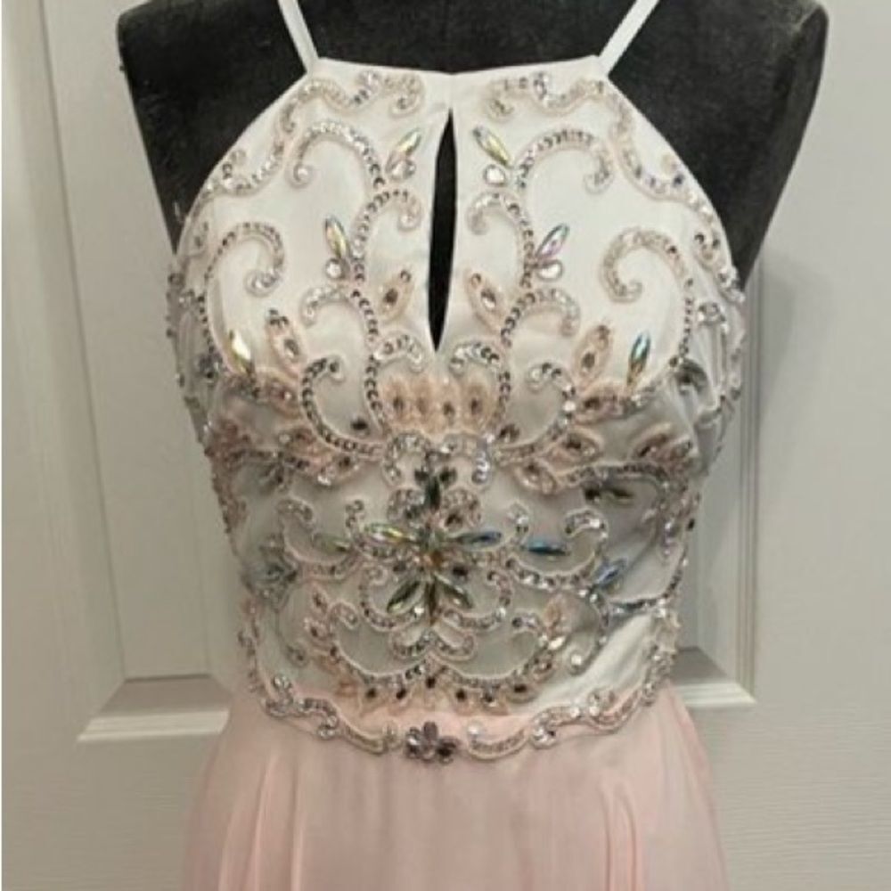 XSCAPE Beaded Maxi Dress Size 6